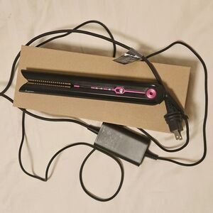 Dyson Black and Pink Hair Straightener